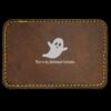 Faux Leather Engravable Patch - Round-Corner Rectangular Thumbnail