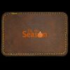 Faux Leather Engravable Patch - Round-Corner Rectangular Thumbnail