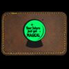 Faux Leather Engravable Patch - Round-Corner Rectangular Thumbnail