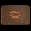 Faux Leather Engravable Patch - Round-Corner Rectangular Thumbnail