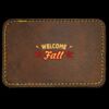Faux Leather Engravable Patch - Round-Corner Rectangular Thumbnail