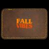 Faux Leather Engravable Patch - Round-Corner Rectangular Thumbnail