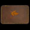 Faux Leather Engravable Patch - Round-Corner Rectangular Thumbnail