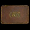 Faux Leather Engravable Patch - Round-Corner Rectangular Thumbnail