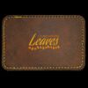 Faux Leather Engravable Patch - Round-Corner Rectangular Thumbnail