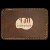 Faux Leather Engravable Patch - Round-Corner Rectangular Thumbnail
