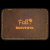 Faux Leather Engravable Patch - Round-Corner Rectangular Thumbnail