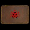 Faux Leather Engravable Patch - Round-Corner Rectangular Thumbnail