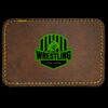 Faux Leather Engravable Patch - Round-Corner Rectangular Thumbnail