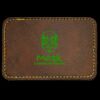 Faux Leather Engravable Patch - Round-Corner Rectangular Thumbnail