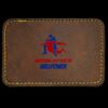 Faux Leather Engravable Patch - Round-Corner Rectangular Thumbnail
