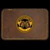 Faux Leather Engravable Patch - Round-Corner Rectangular Thumbnail