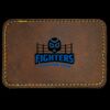 Faux Leather Engravable Patch - Round-Corner Rectangular Thumbnail