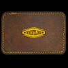 Faux Leather Engravable Patch - Round-Corner Rectangular Thumbnail