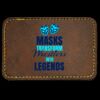 Faux Leather Engravable Patch - Round-Corner Rectangular Thumbnail