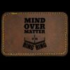 Faux Leather Engravable Patch - Round-Corner Rectangular Thumbnail