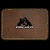 Faux Leather Engravable Patch - Round-Corner Rectangular Thumbnail