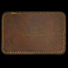 Faux Leather Engravable Patch - Round-Corner Rectangular Thumbnail