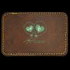 Faux Leather Engravable Patch - Round-Corner Rectangular Thumbnail