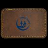 Faux Leather Engravable Patch - Round-Corner Rectangular Thumbnail