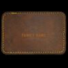 Faux Leather Engravable Patch - Round-Corner Rectangular Thumbnail