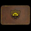 Faux Leather Engravable Patch - Round-Corner Rectangular Thumbnail
