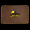 Faux Leather Engravable Patch - Round-Corner Rectangular Thumbnail