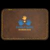 Faux Leather Engravable Patch - Round-Corner Rectangular Thumbnail
