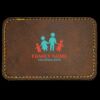 Faux Leather Engravable Patch - Round-Corner Rectangular Thumbnail