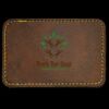 Faux Leather Engravable Patch - Round-Corner Rectangular Thumbnail