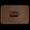 Faux Leather Engravable Patch - Round-Corner Rectangular Thumbnail