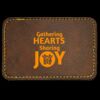 Faux Leather Engravable Patch - Round-Corner Rectangular Thumbnail