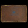 Faux Leather Engravable Patch - Round-Corner Rectangular Thumbnail