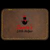 Faux Leather Engravable Patch - Round-Corner Rectangular Thumbnail