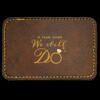 Faux Leather Engravable Patch - Round-Corner Rectangular Thumbnail