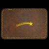 Faux Leather Engravable Patch - Round-Corner Rectangular Thumbnail