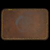 Faux Leather Engravable Patch - Round-Corner Rectangular Thumbnail