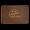 Faux Leather Engravable Patch - Round-Corner Rectangular Thumbnail