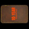 Faux Leather Engravable Patch - Round-Corner Rectangular Thumbnail