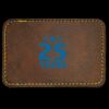 Faux Leather Engravable Patch - Round-Corner Rectangular Thumbnail