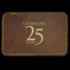 Faux Leather Engravable Patch - Round-Corner Rectangular Thumbnail