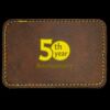 Faux Leather Engravable Patch - Round-Corner Rectangular Thumbnail