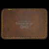 Faux Leather Engravable Patch - Round-Corner Rectangular Thumbnail