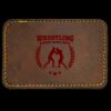 Faux Leather Engravable Patch - Round-Corner Rectangular Thumbnail