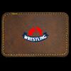 Faux Leather Engravable Patch - Round-Corner Rectangular Thumbnail