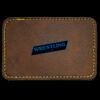 Faux Leather Engravable Patch - Round-Corner Rectangular Thumbnail