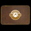 Faux Leather Engravable Patch - Round-Corner Rectangular Thumbnail