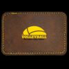 Faux Leather Engravable Patch - Round-Corner Rectangular Thumbnail