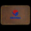 Faux Leather Engravable Patch - Round-Corner Rectangular Thumbnail