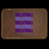 Faux Leather Engravable Patch - Round-Corner Rectangular Thumbnail